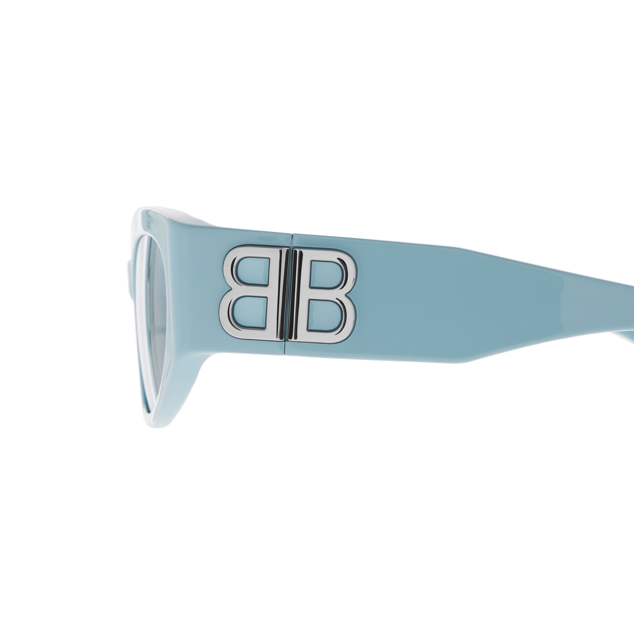 Women’s Bossy Round Af Sunglasses in Light Blue - Image 6